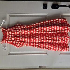 Eliza J Missy Halter Top Polka Dot Dress